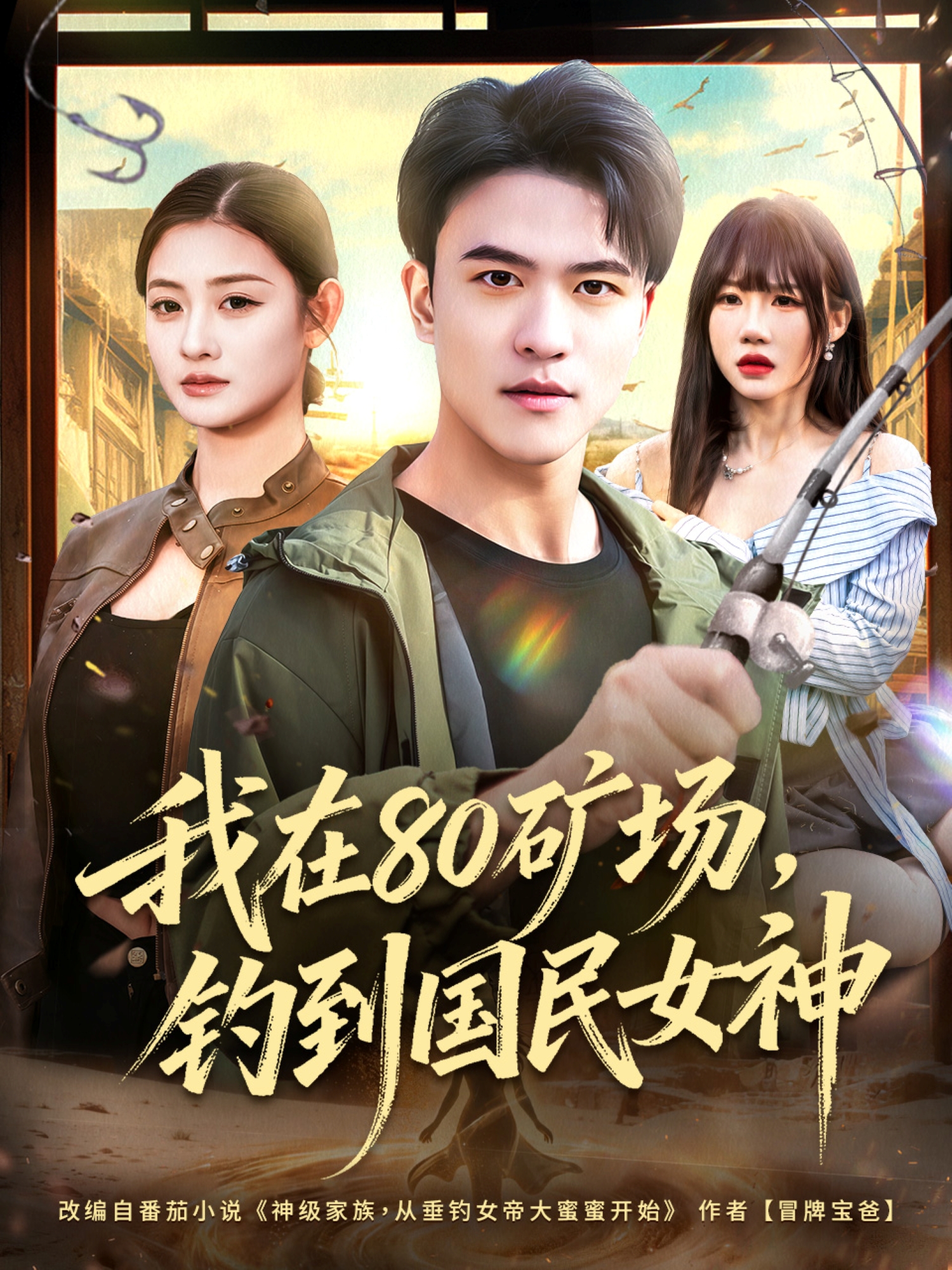 我在80矿场，钓到国民女神