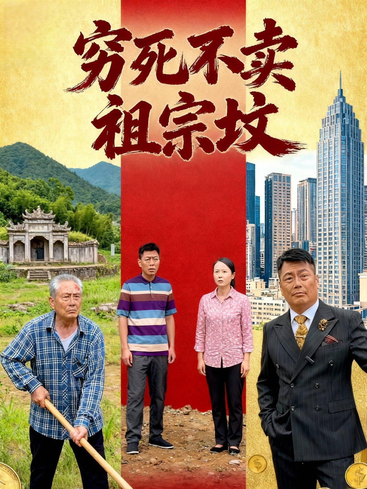 穷死不卖祖宗坟