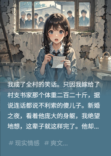 绝望新婚夜，傻丈夫递给我一张求救纸条