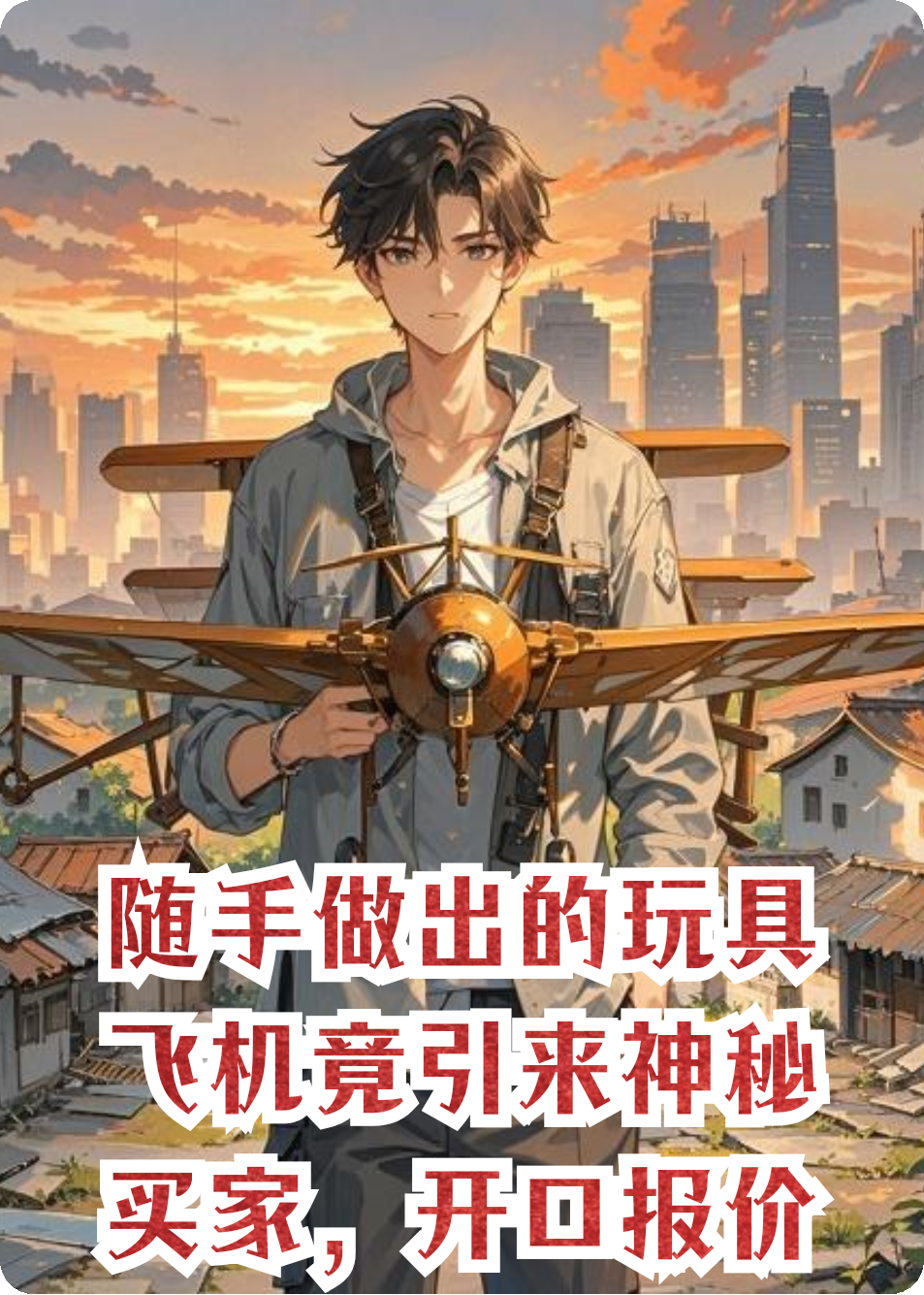 随手做出的玩具飞机竟引来神秘买家，开口报价千万抖音热书