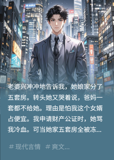 岳母家分5套房，一套不给我媳妇？我笑着让他们跪求我