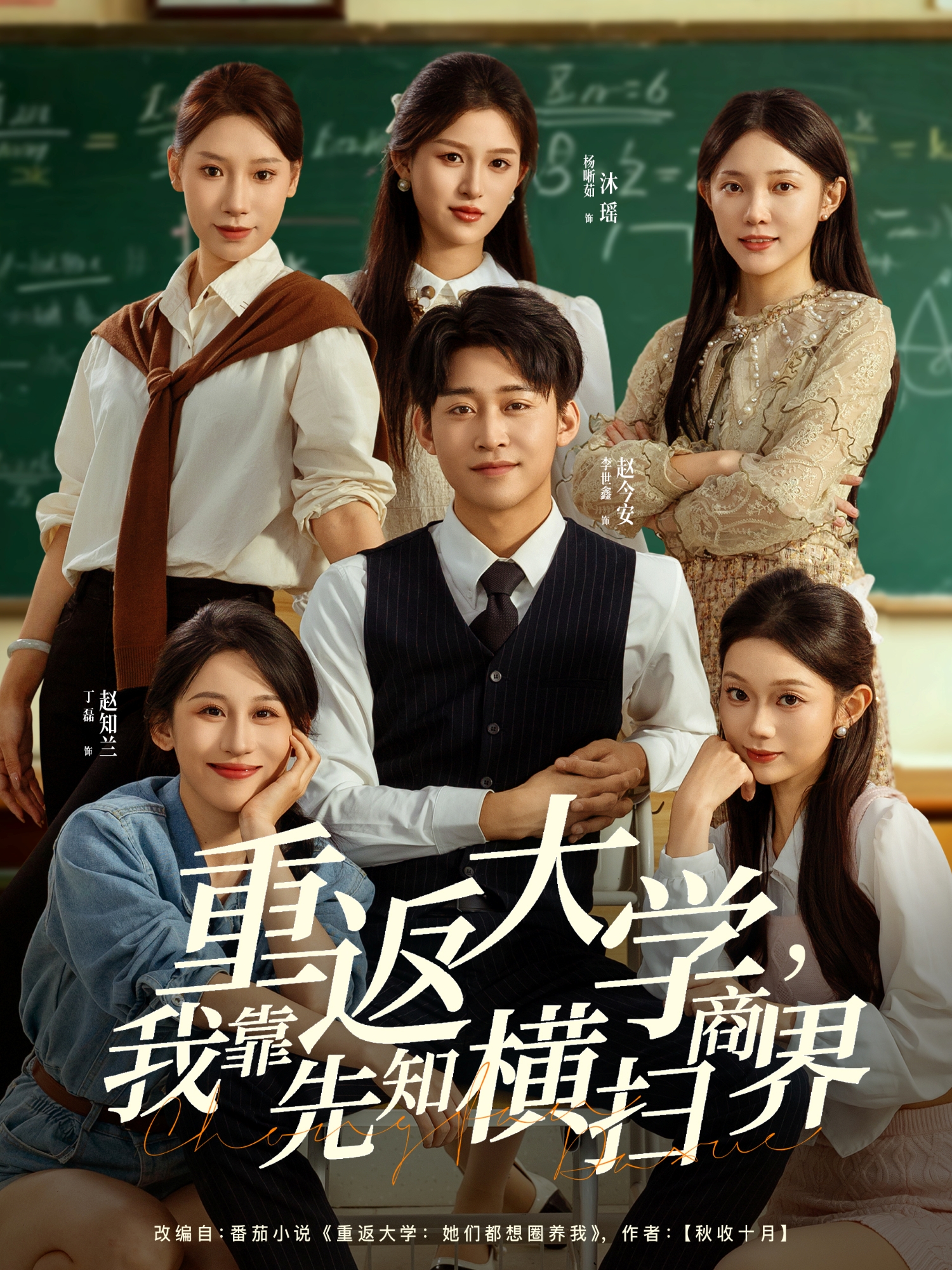 赵今安主演的短剧叫什么?重返大学，我靠先知横扫商界