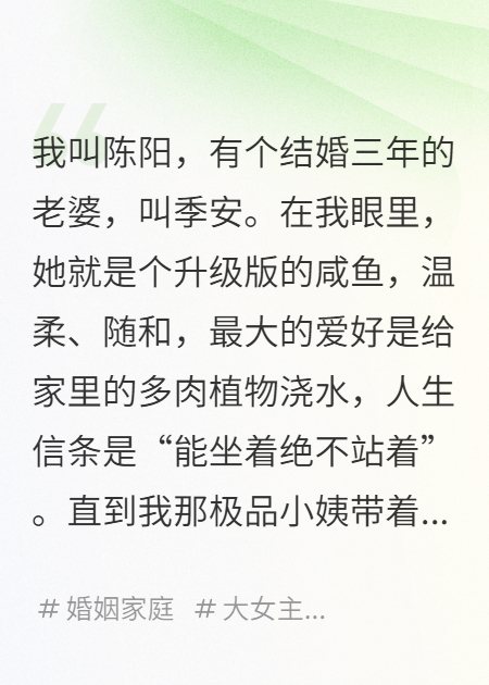 我老婆，一个莫得感情的家庭纠纷处理器番外彩蛋