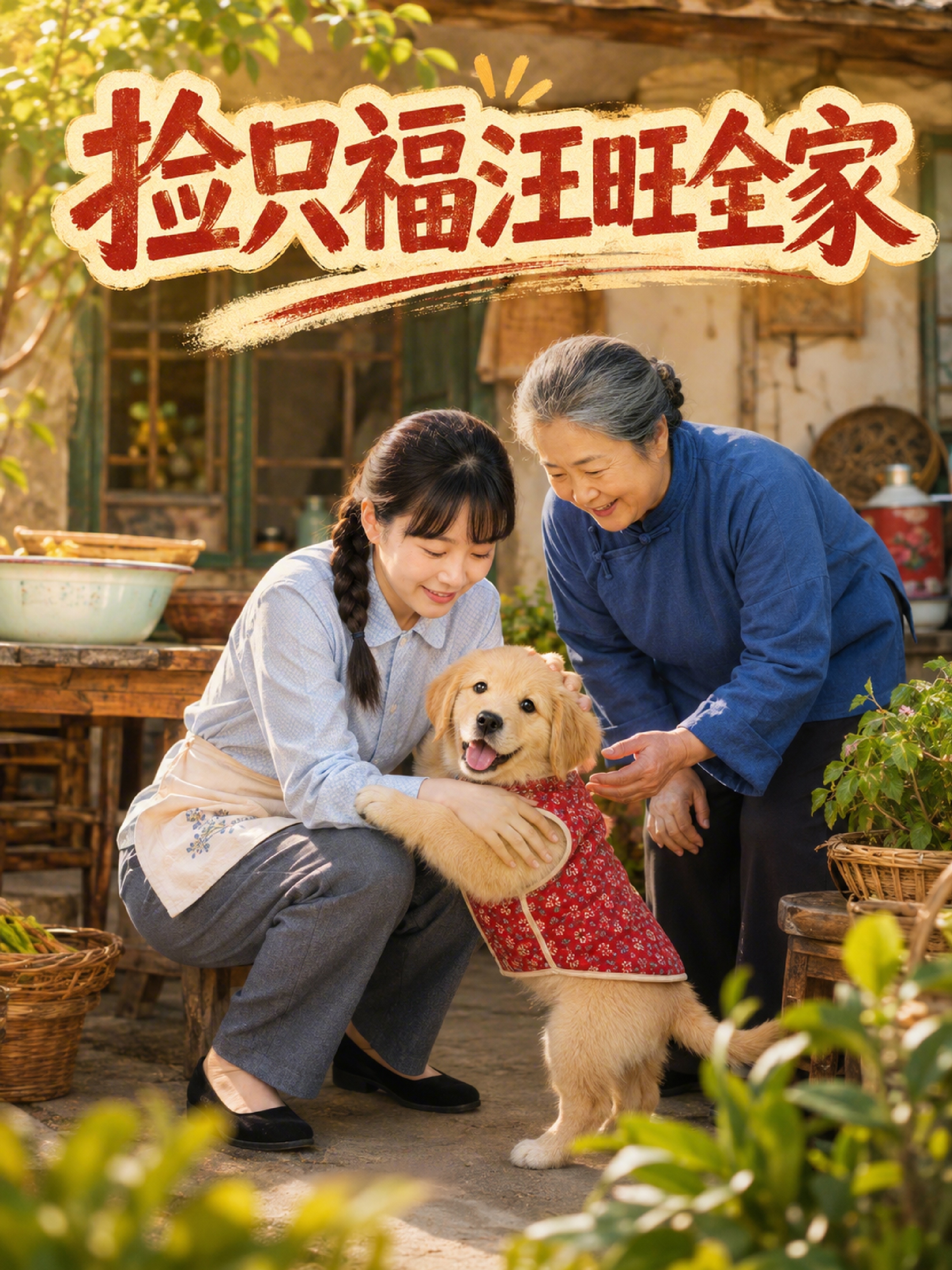 捡只福汪旺全家