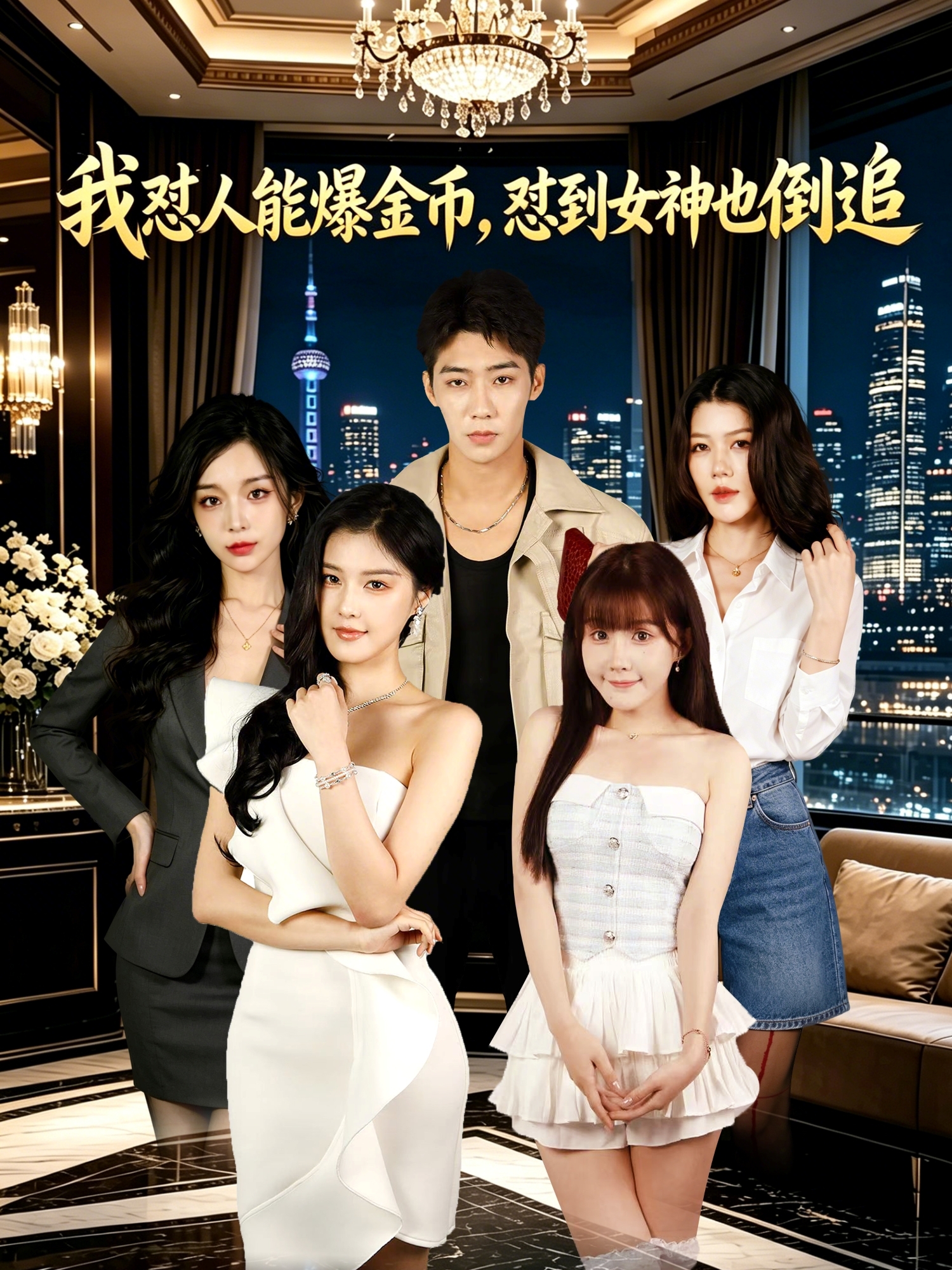 我懟人能爆金幣，懟到女神也倒追