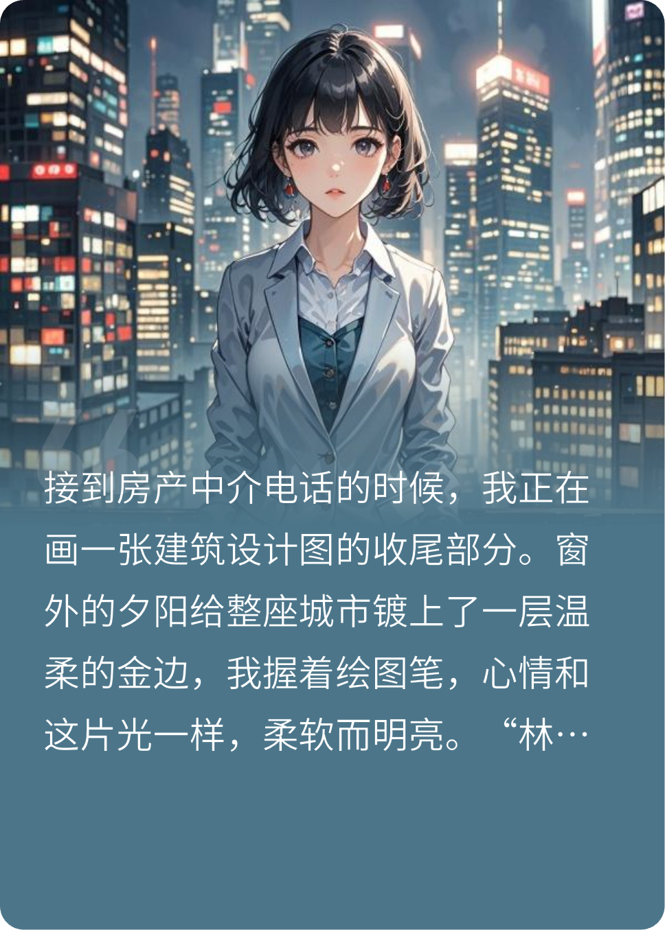 我彻底死心之后，他才发现他爱我。畅读精品正版