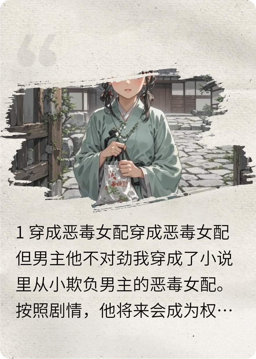 恶毒女配深陷感情漩涡