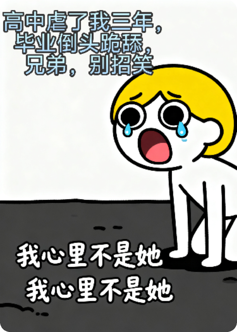 高中虐了我三年，毕业倒头跪舔，兄弟，别招笑。-霜叶书苑