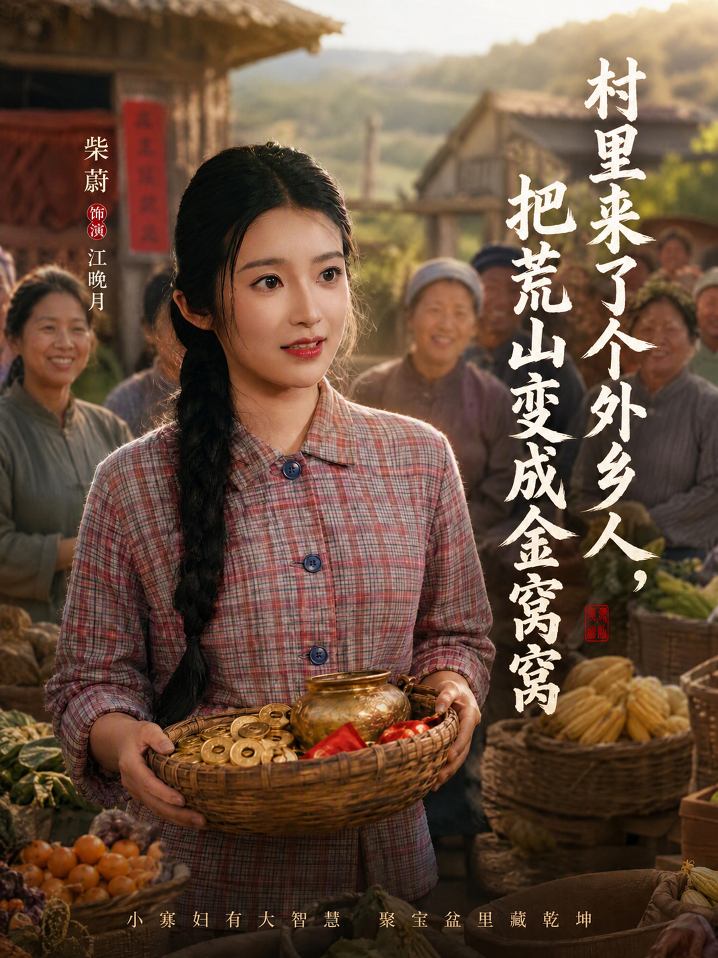 村里来了个外乡人，把荒山变成金窝窝