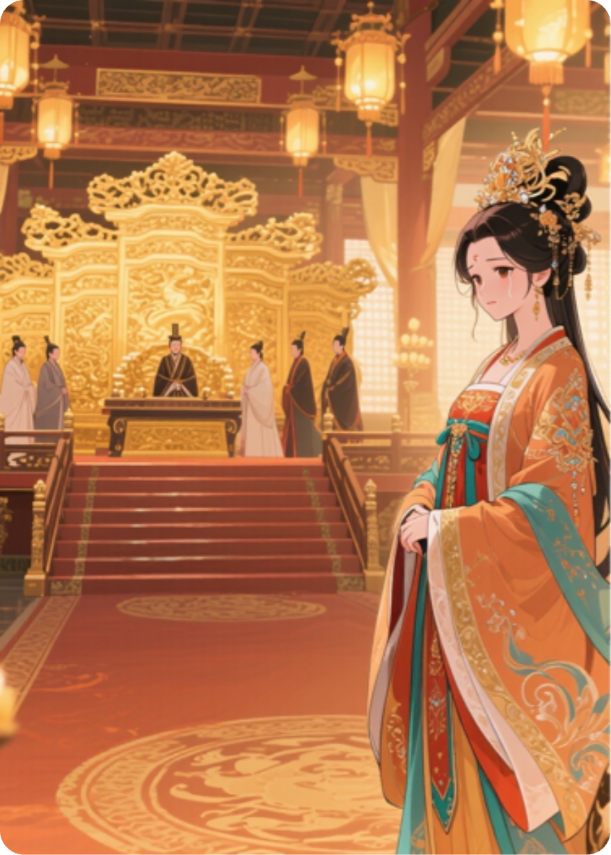 貴妃榻冷，帝心向月