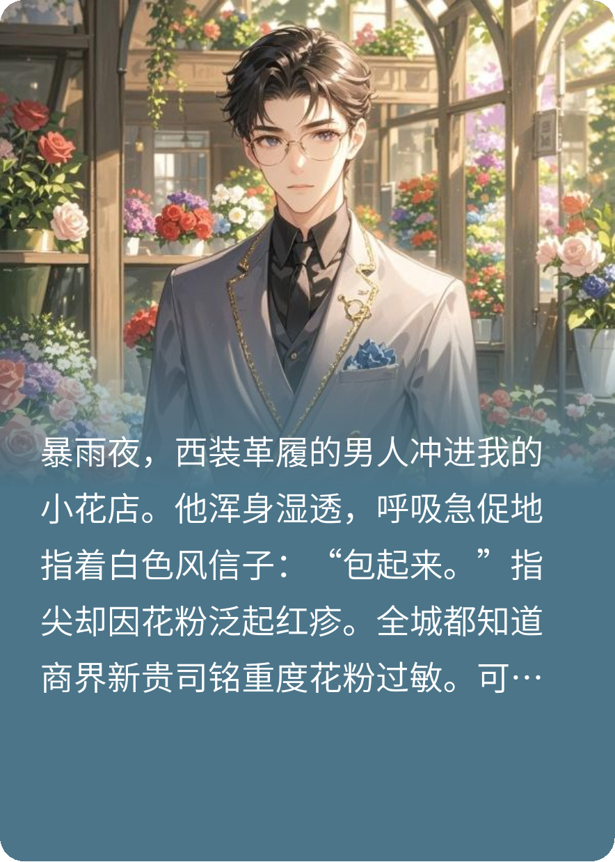 他的過敏源是我的花