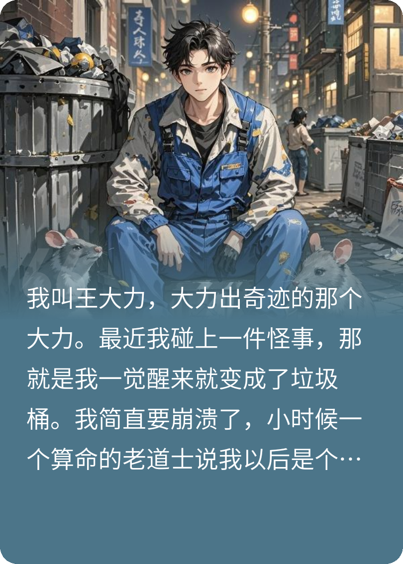 穿成垃圾桶后，竟然要和老鼠搶飯