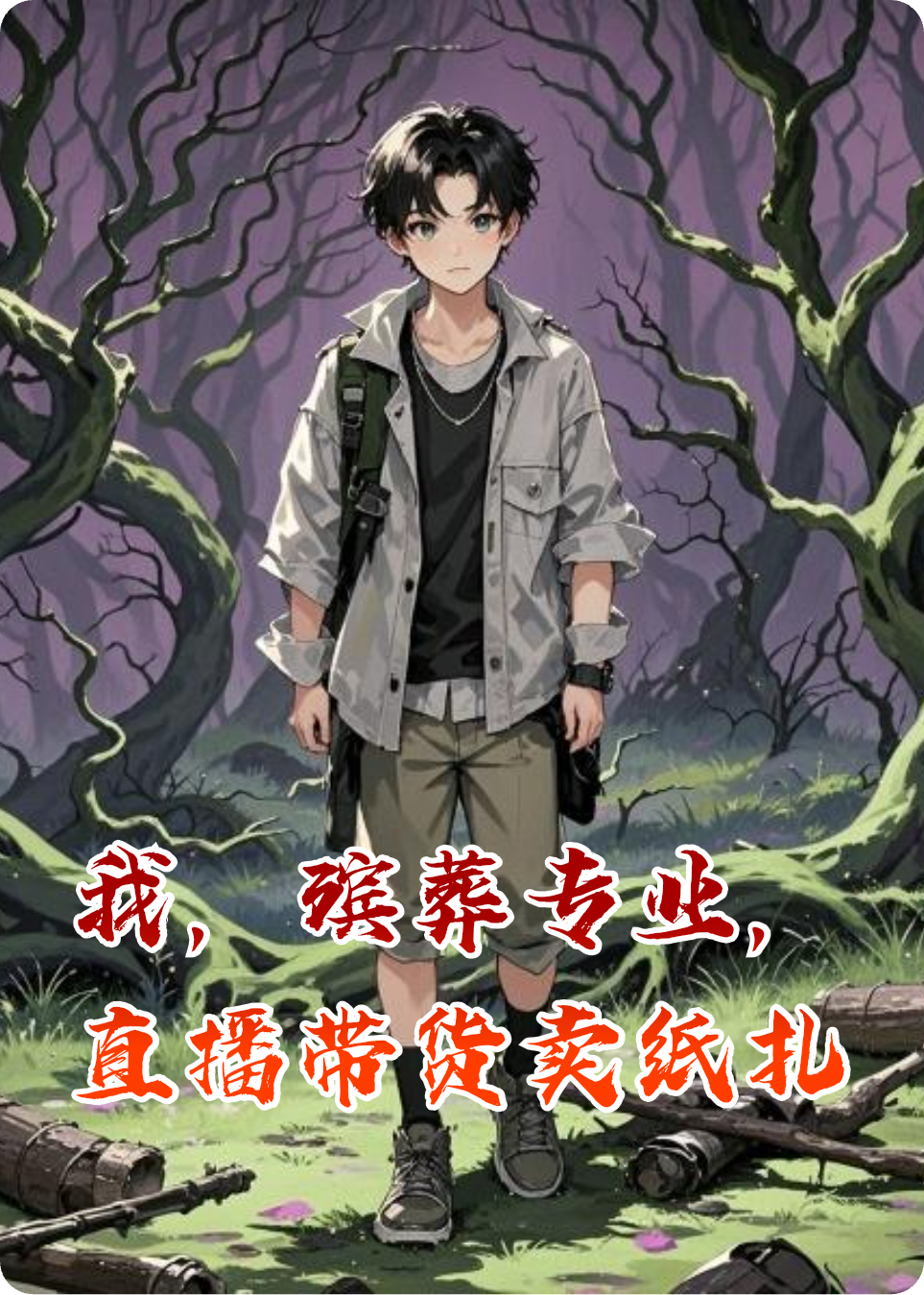 我，殯葬專業(yè)，直播帶貨賣紙扎