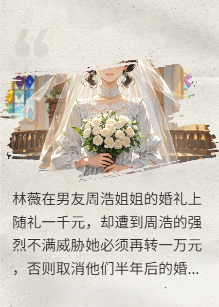 男朋友姐姐結(jié)婚，要我送1萬禮金，不給就分手