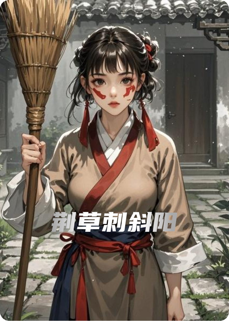荊草刺斜陽