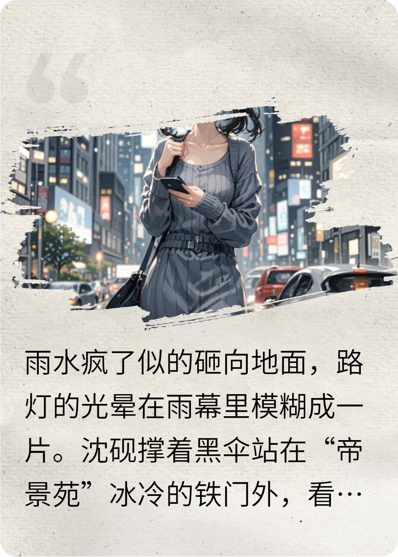 我離場后，她再難翻身
