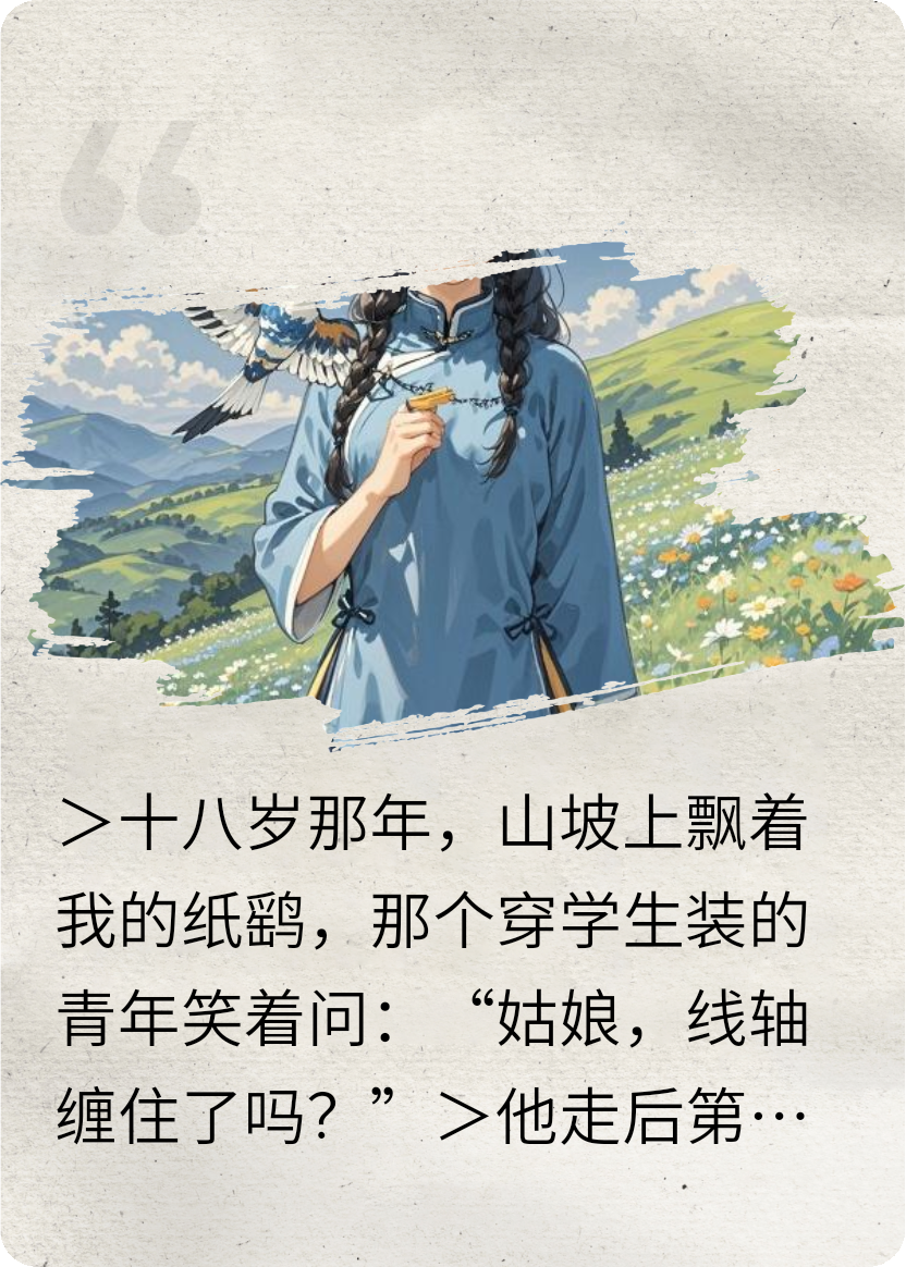 紙鳶線，一線牽