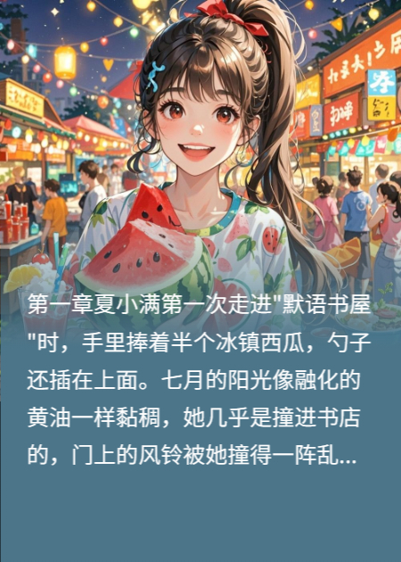 哪本小说的主角有陈默夏小满？