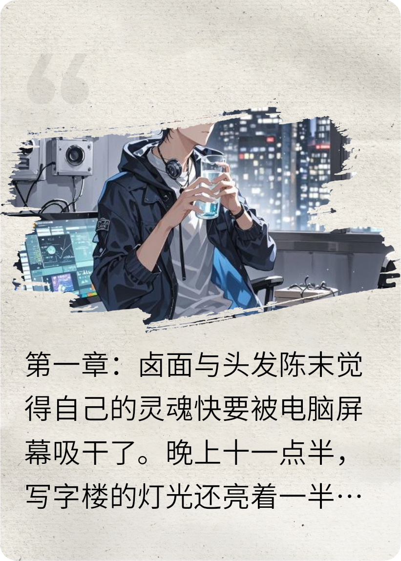 打卤面里有根头发。误吃进肚子里竟变成芯片。我成骇客无广告TXT