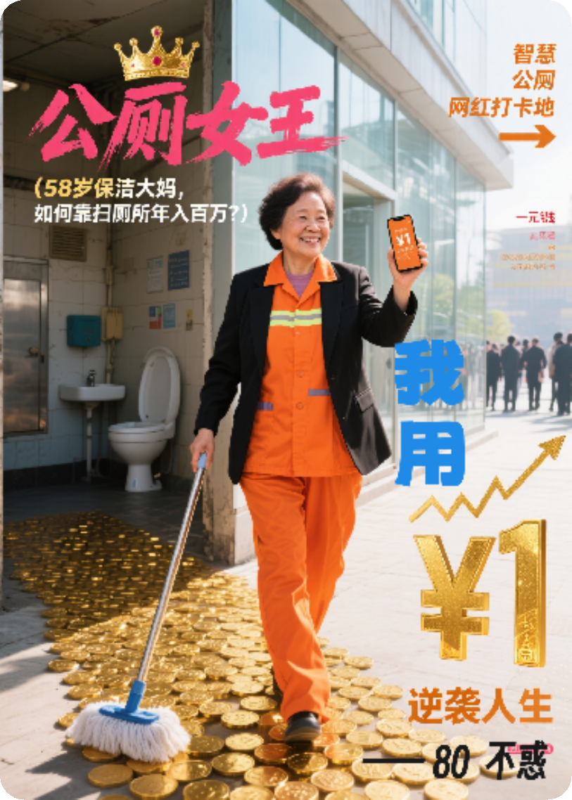 公廁女王：我用一元錢逆襲人生