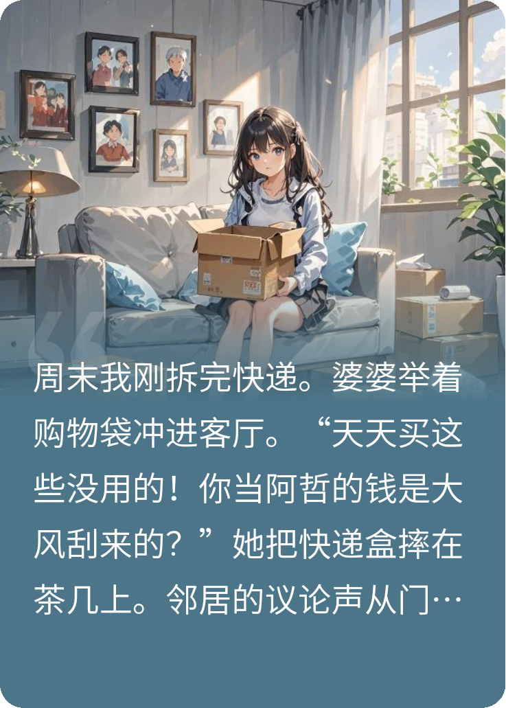 婆婆嫌我網(wǎng)購亂花錢，我曬賬單