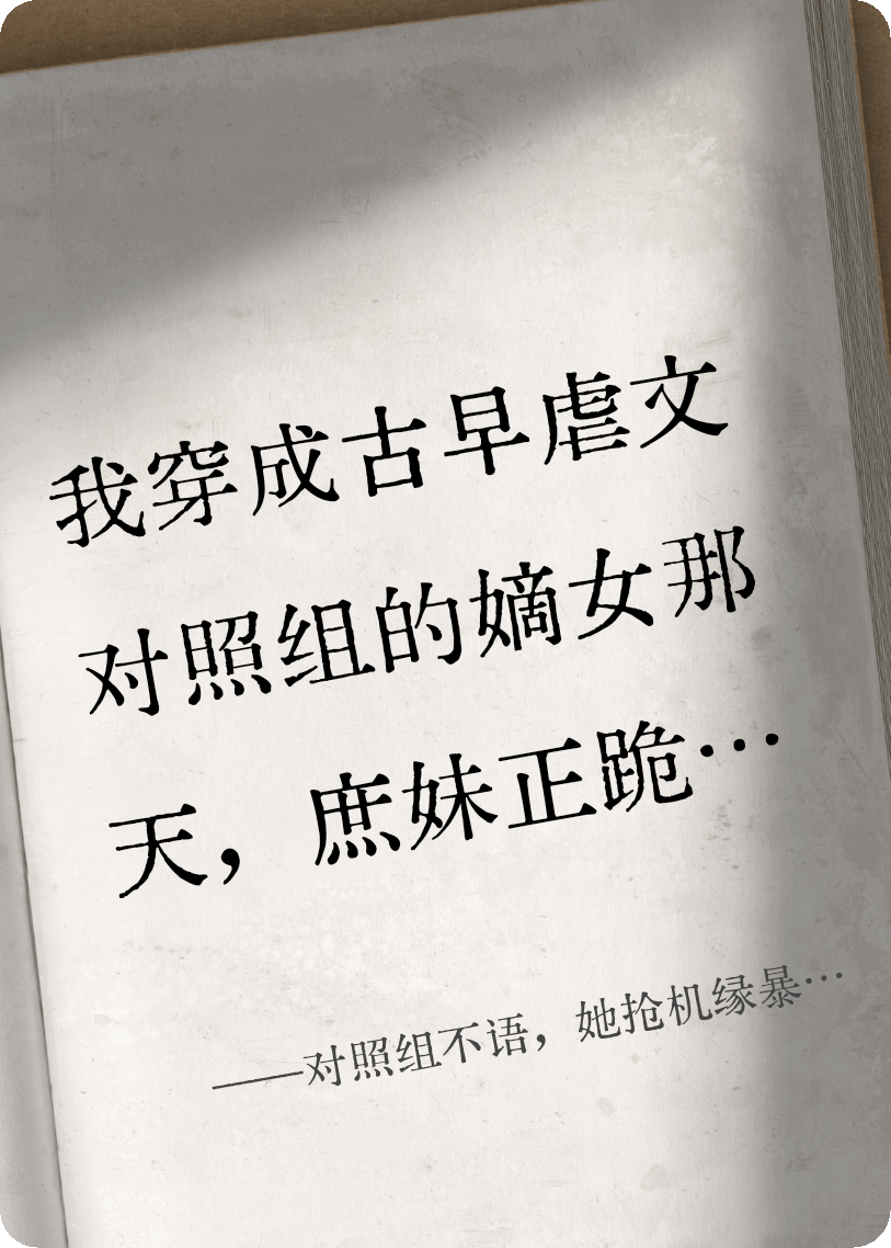 對照組不語，她搶機(jī)緣暴打系統(tǒng)