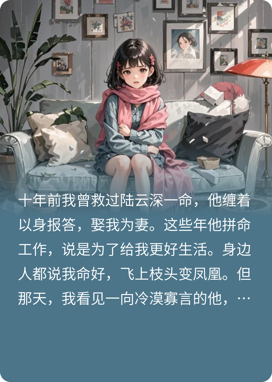 成全他和助理后，却跪下求我别走