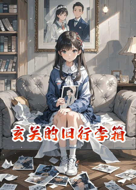 玄關的舊行李箱