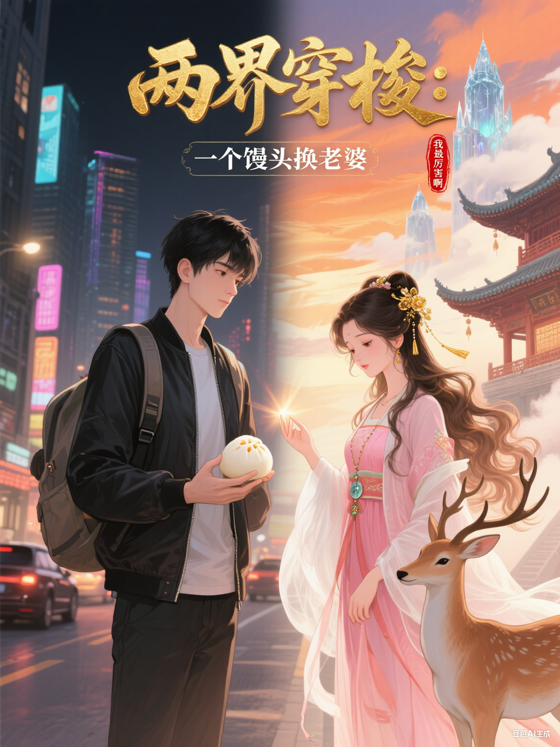 兩界穿梭：一個饅頭換老婆