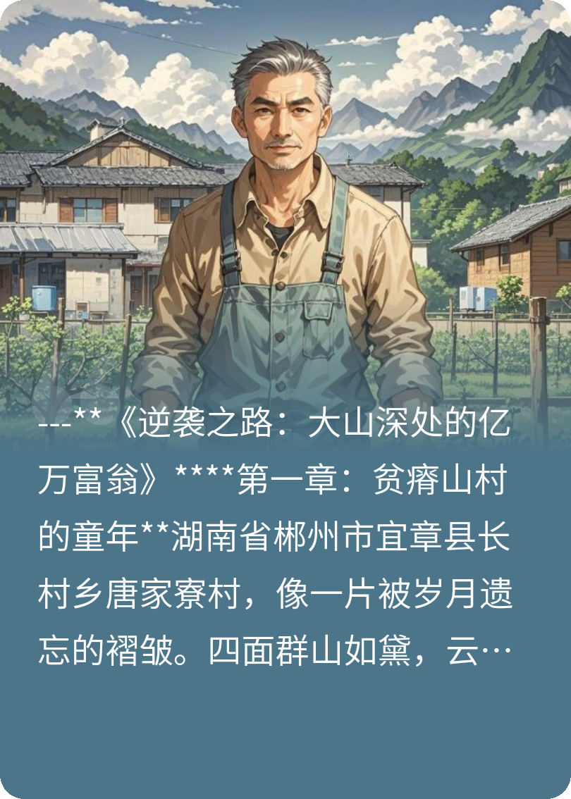逆袭之路—农村里走出的富翁
