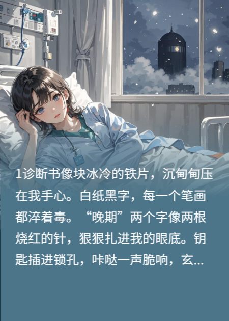 肺癌晚期，我無(wú)聲熄滅后他瘋了
