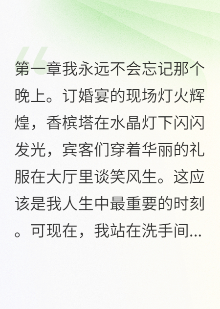 訂婚夜他吻了別人