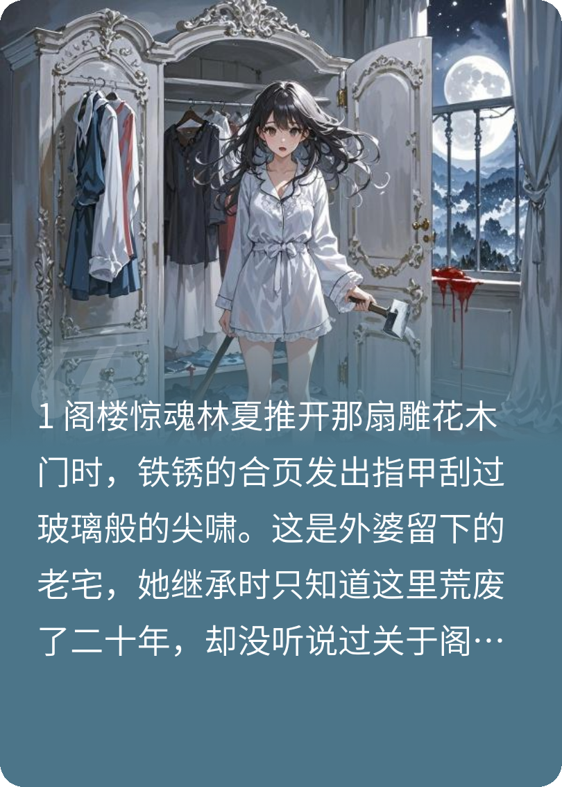 哪本小说的主角有林夏衣柜后颈？