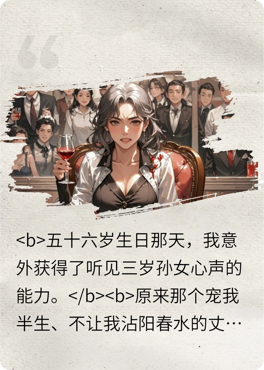 聽見孫女心聲后我成全了癱瘓老公的黃昏戀