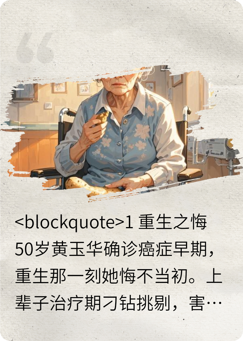 被病痛折磨一家人都重生了