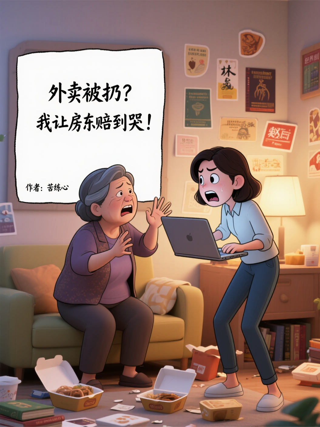 外賣(mài)被扔？我讓房東賠到哭！