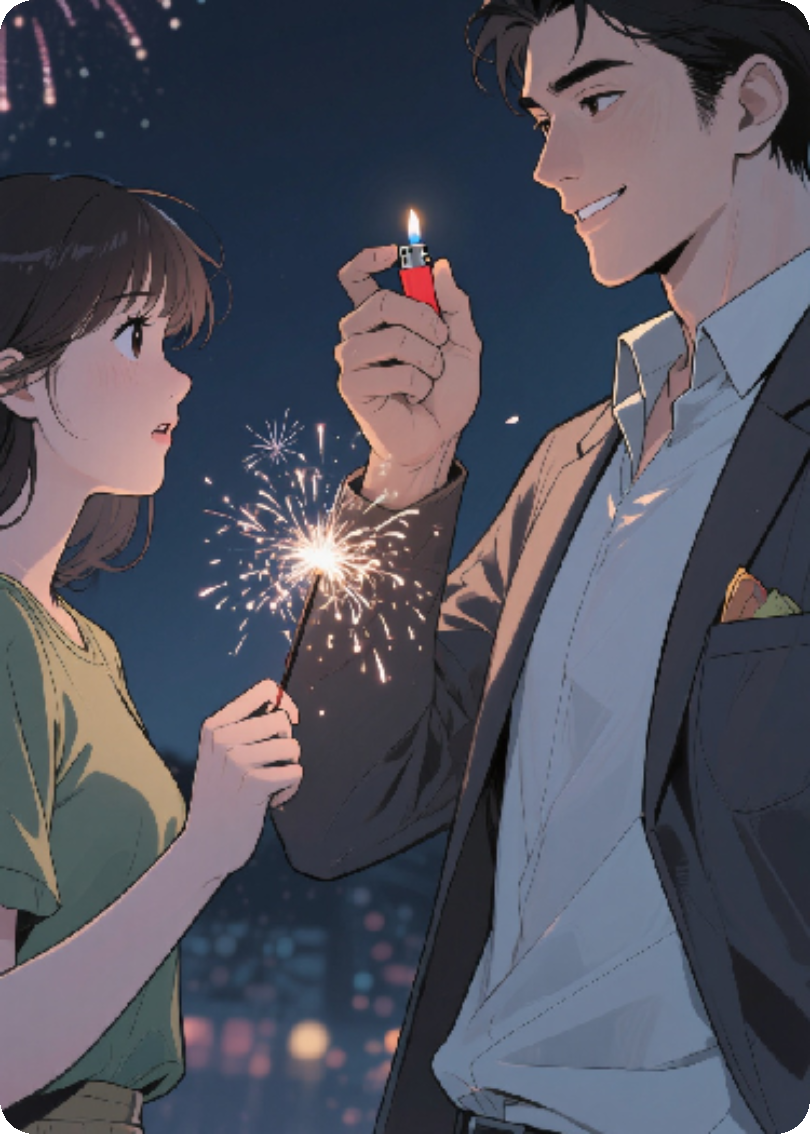 賀卡煙花百萬(wàn)金卡