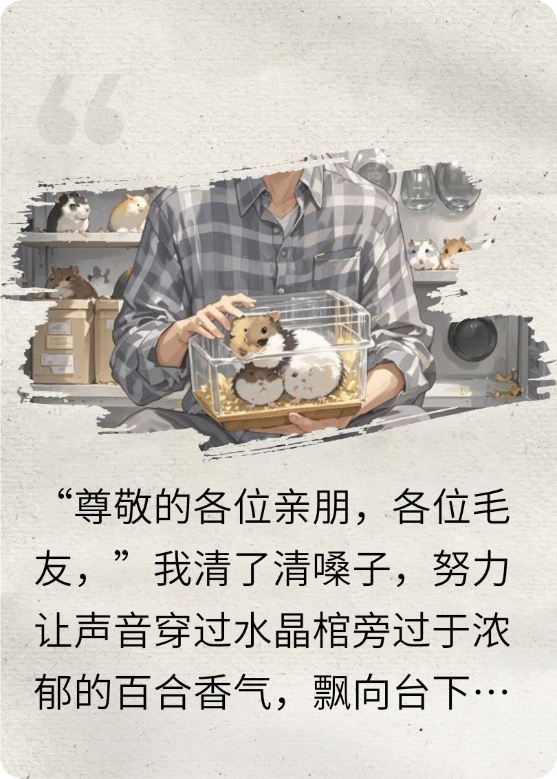我的社恐程序员在给仓鼠办葬礼
