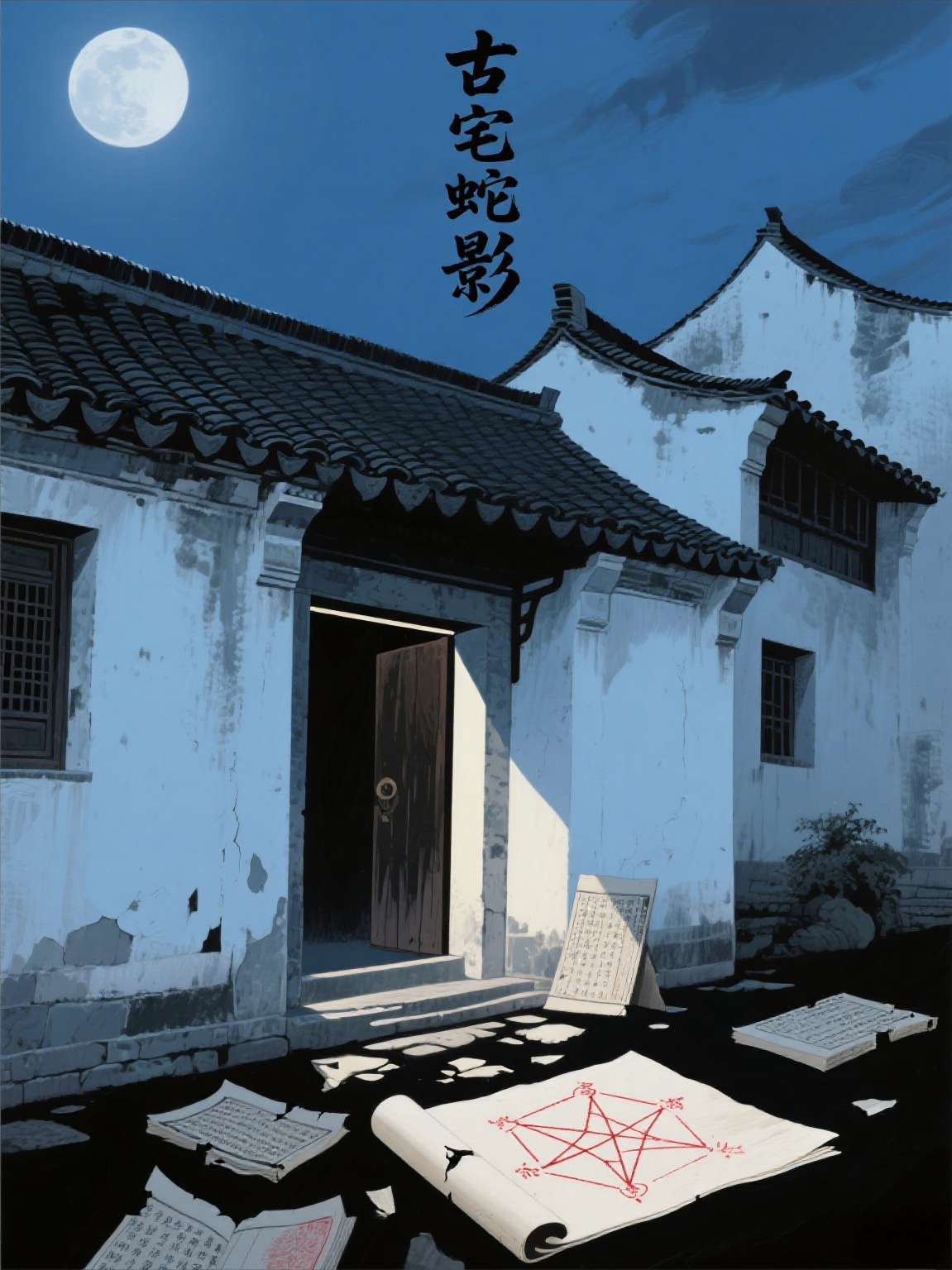 古宅蛇影