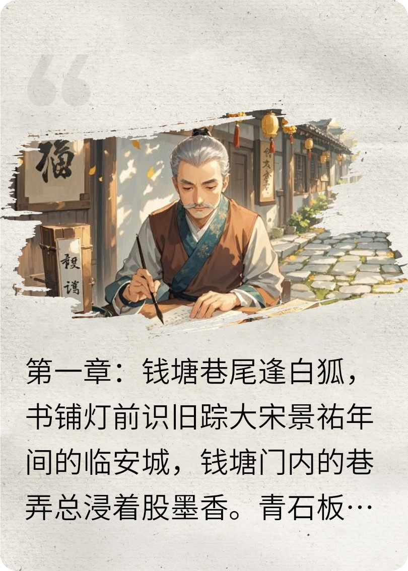 白狐報恩，千年之緣