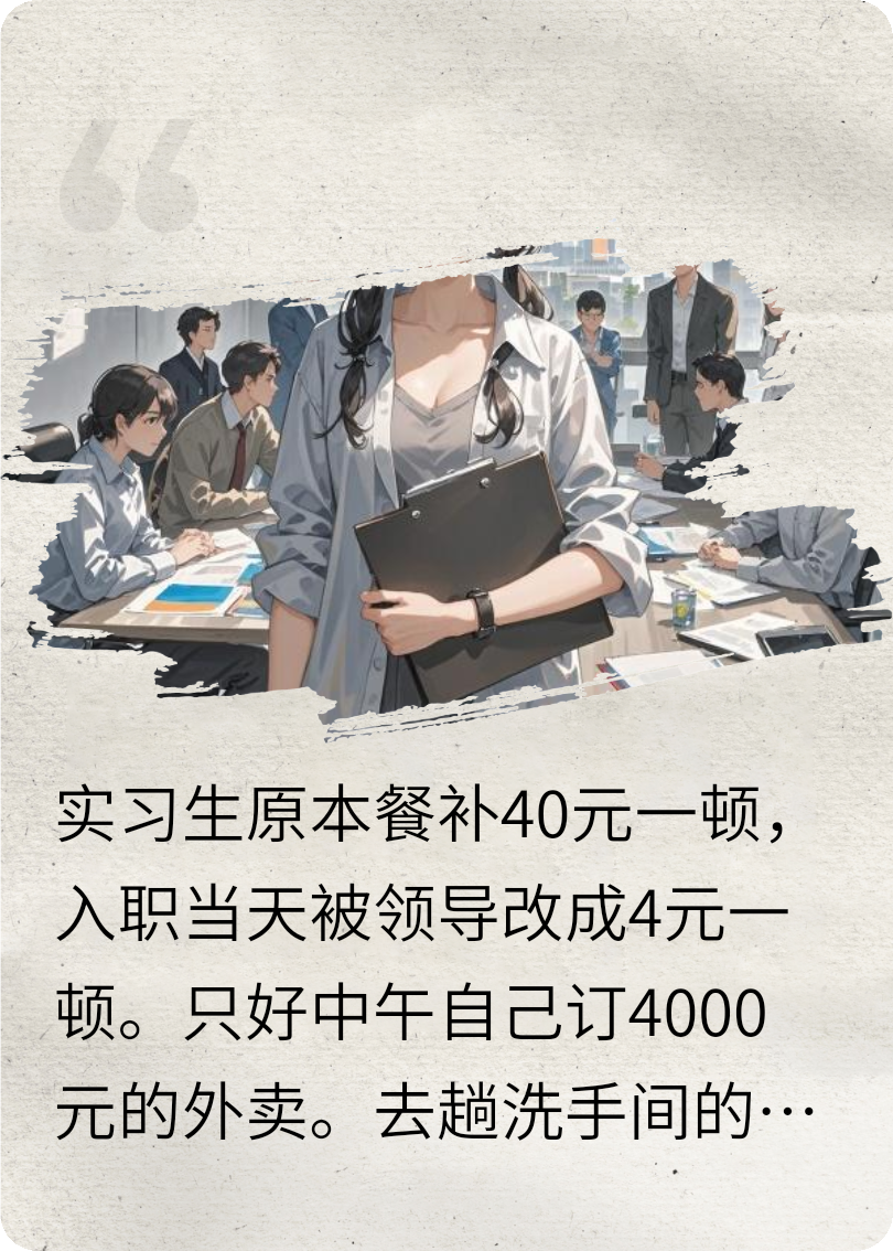 看到我吃四千元外賣，女上司氣瘋