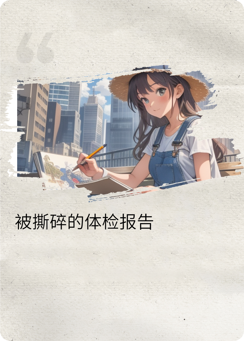 撕碎的體檢報(bào)告