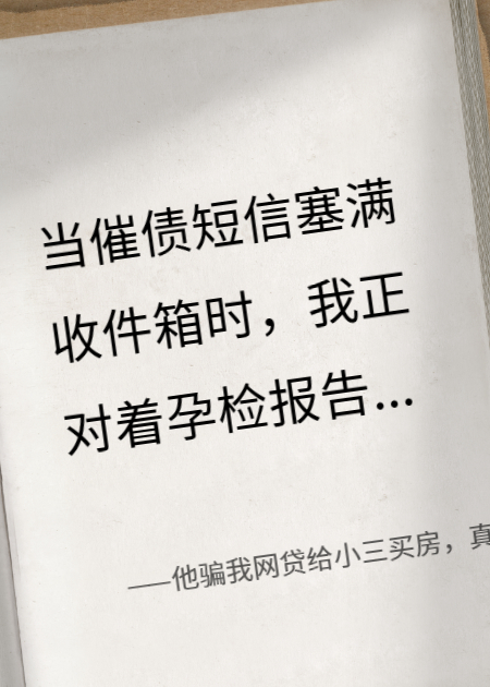 他騙我網(wǎng)貸給小三買房，真刑