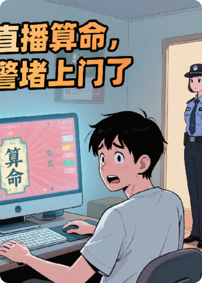 我靠直播算命，被女警堵門了