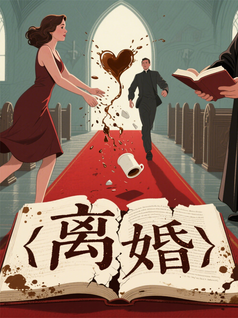 潑向婚約的咖啡