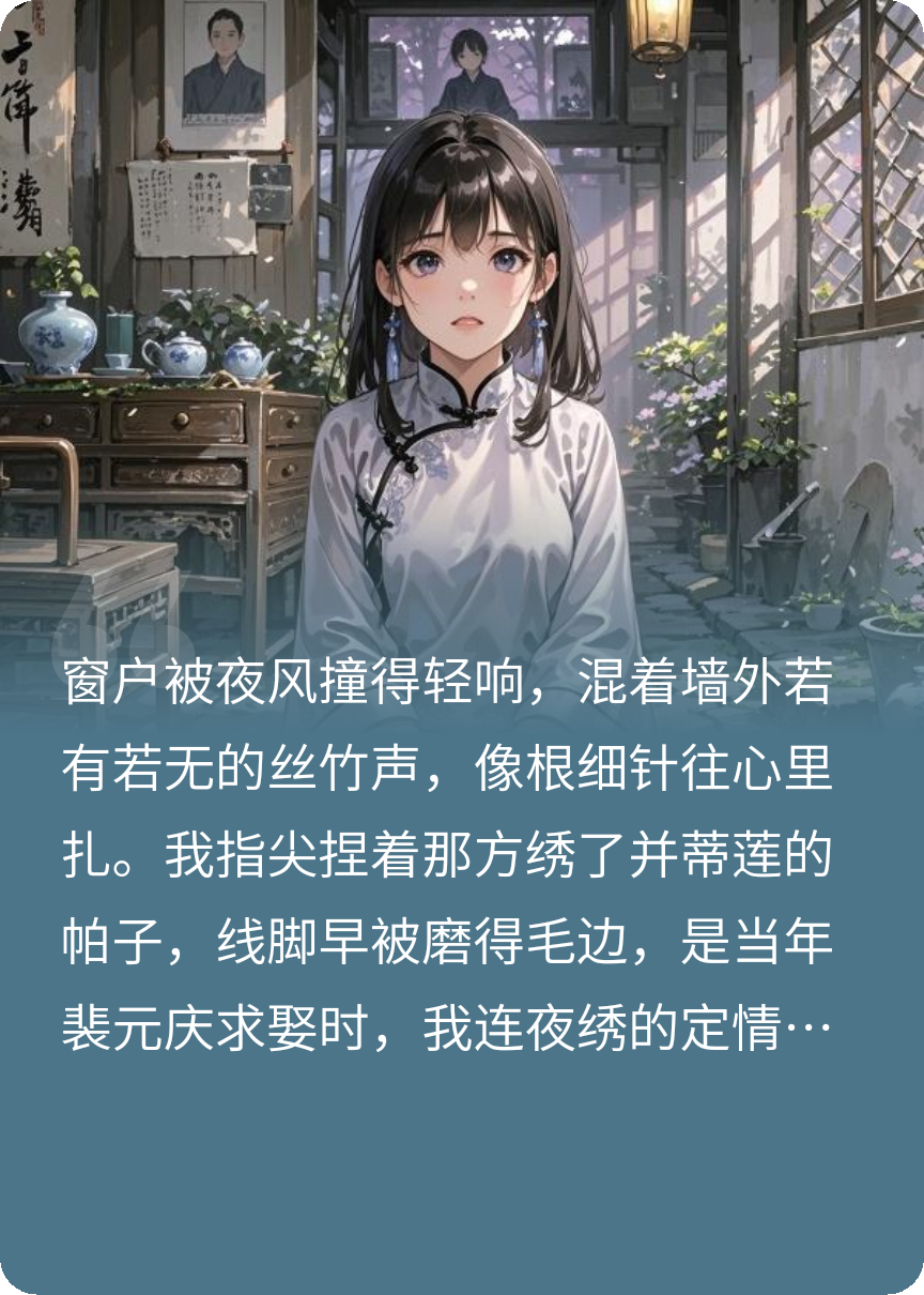 相公娶外室后我服毒