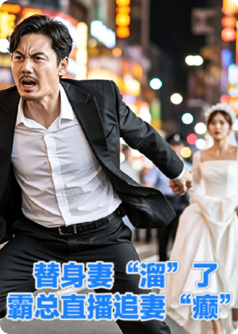 替身妻“溜”了，霸總直播追妻“癲”