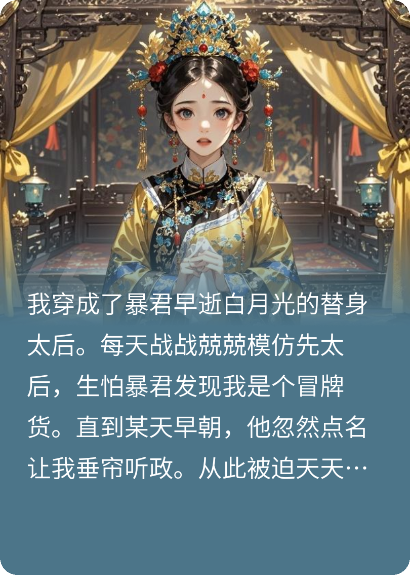 穿成暴君白月光的替身太后