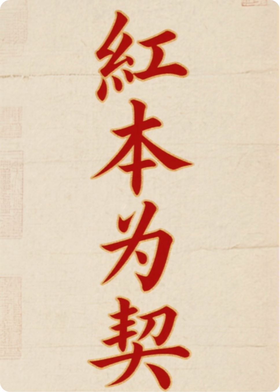 紅本為契
