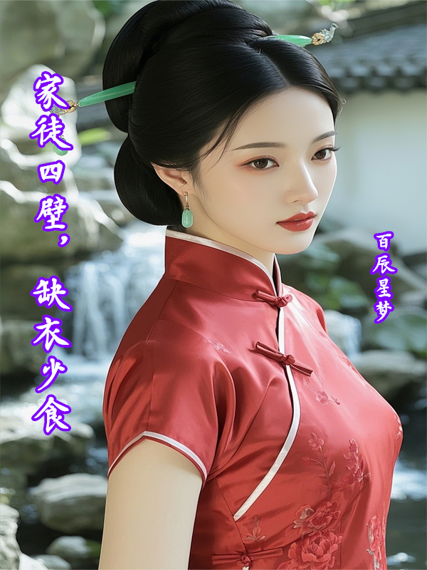 家徒四壁，缺衣少食